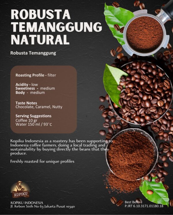 Kopi Indonesia ROBUSTA TEMANGGUNG